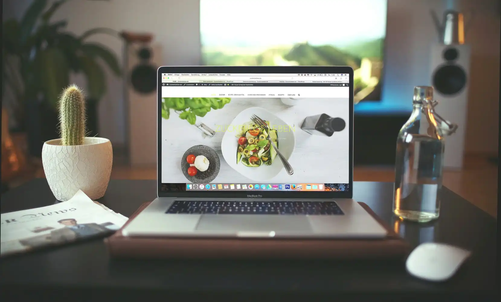 web design example for restaurant