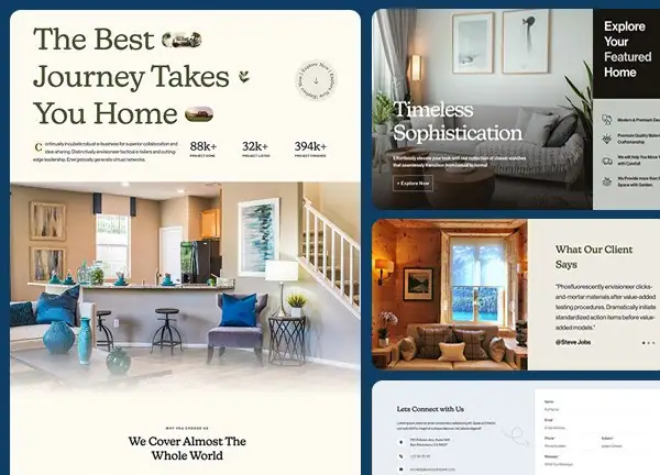 homepage web design example