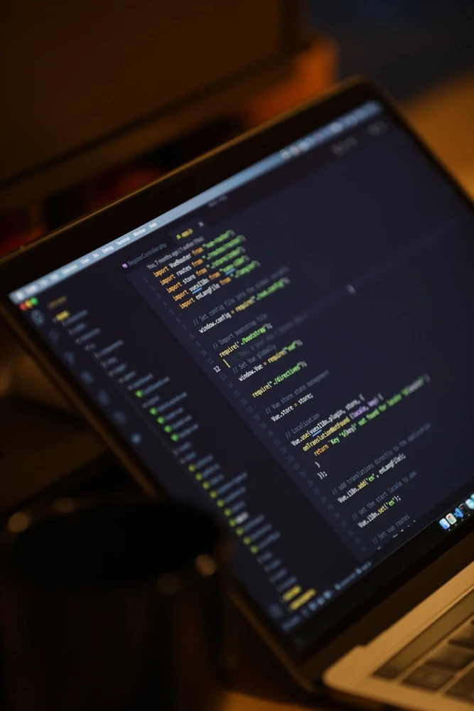 web app coding example