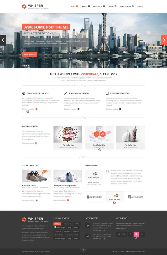 web design for croporations