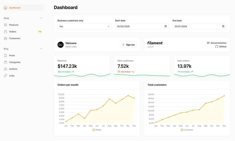 Web app development